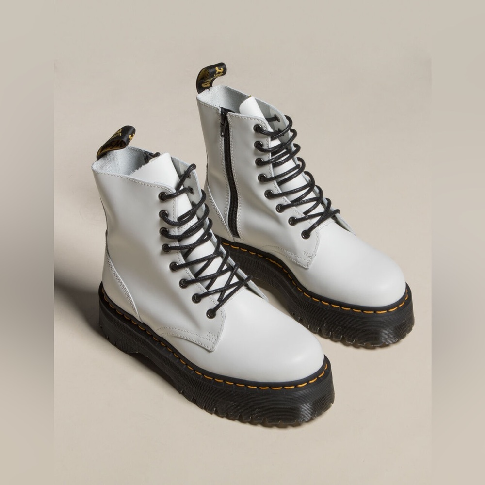 White Platform Doc Martens JADON